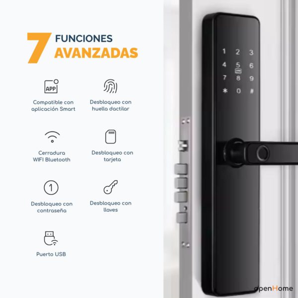 Cerradura Inteligente Wifi Interior X2 - Imagen 2