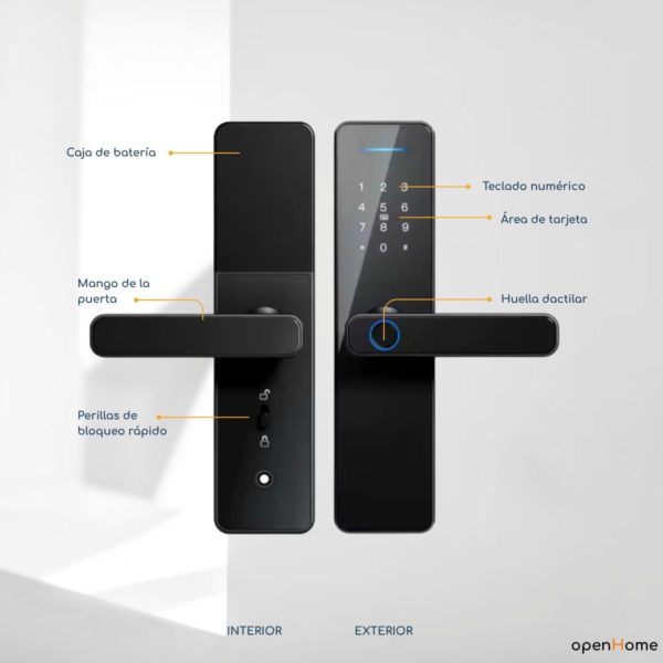 Cerradura Inteligente Wifi Interior X2 - Imagen 5
