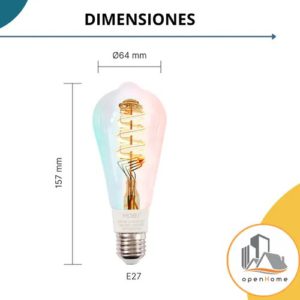 Lampara de Filamento Dimmer Tuya Smart