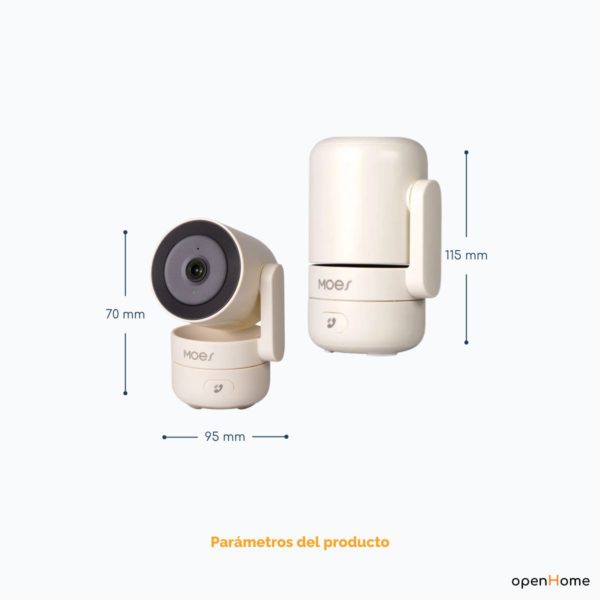 Cámara Vigilancia 360° Wifi Hd Moes Tuya Smart Interior - Imagen 5