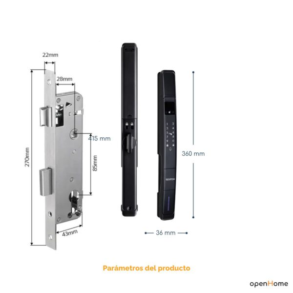 Cerradura Inteligente Wifi Exterior A 216 Slim IP 65 - Imagen 4