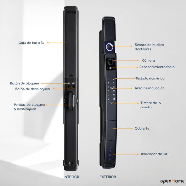 Cerradura Inteligente Wifi Exterior A 216 Slim IP 65 - Imagen 5