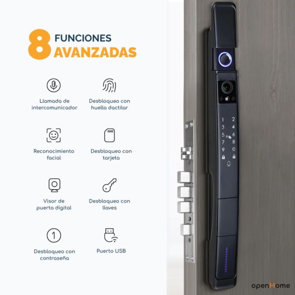 Cerradura Inteligente Wifi Exterior A 216 Slim IP 65 - Imagen 2