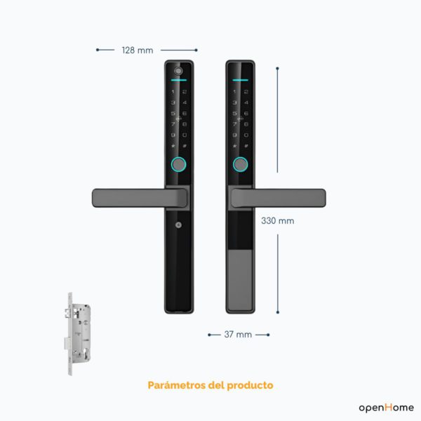 Cerradura Inteligente Exterior J04 doble huella - Imagen 4