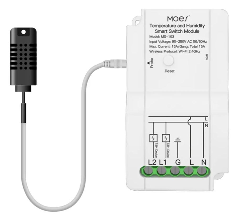 Sensor de Temperatura y Humedad, Para Cultivo | Tuya Smart