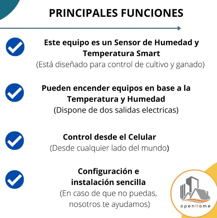 Sensor de Temperatura y Humedad, Para Cultivo | Tuya Smart - Imagen 2