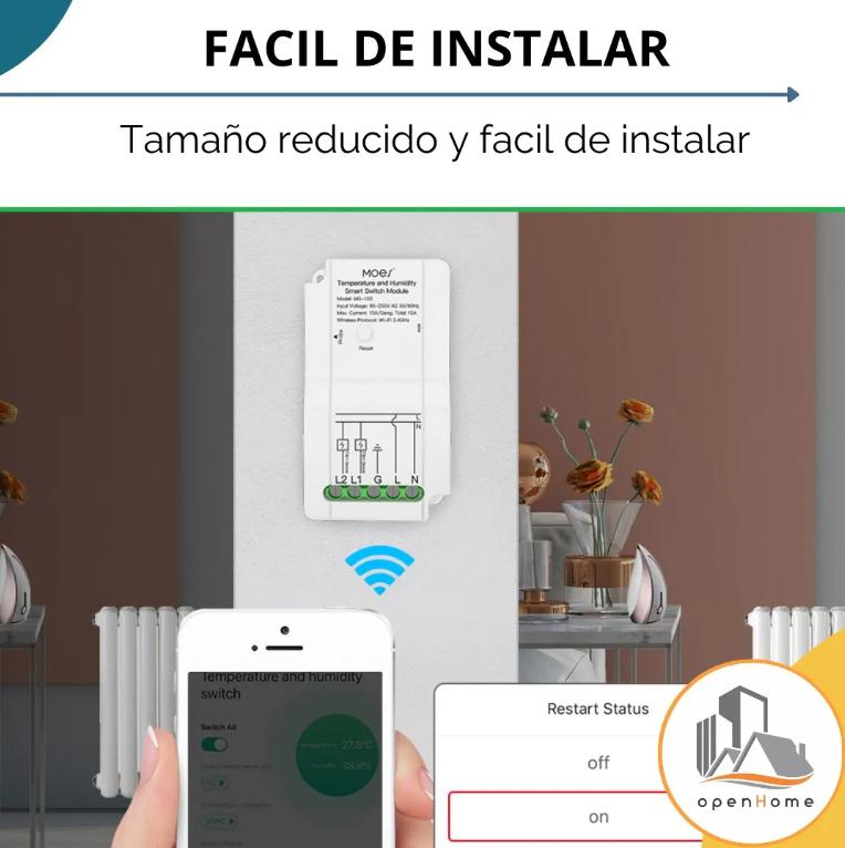 Sensor de Temperatura y Humedad, Para Cultivo | Tuya Smart - Imagen 3