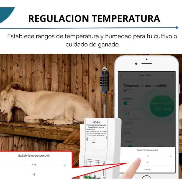 Sensor de Temperatura y Humedad, Para Cultivo | Tuya Smart - Imagen 5