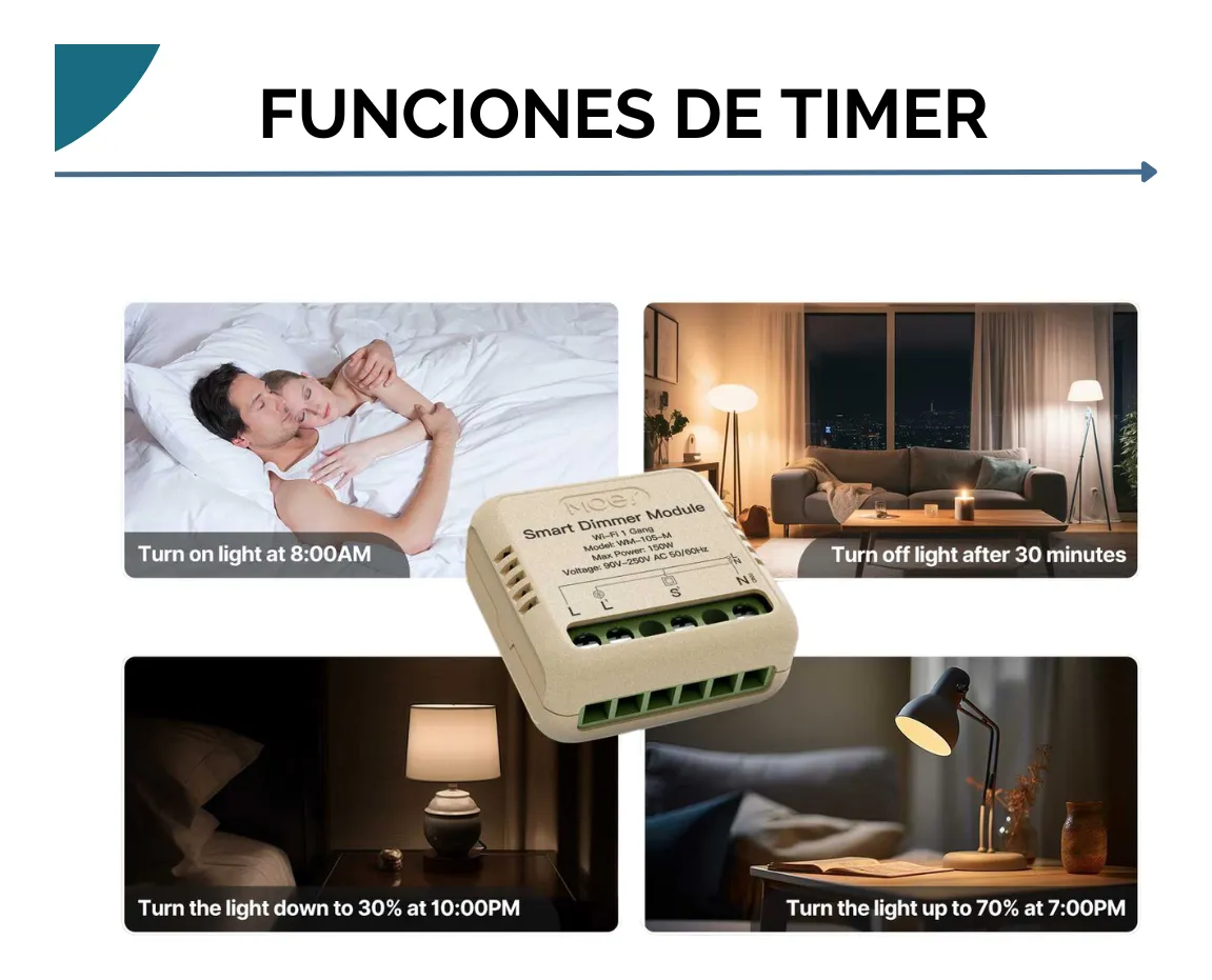 Switch Dimmer Mini Wifi 1 canal - Imagen 6